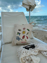Load image into Gallery viewer, Hand-Drawn Beachy Tote Bag Design Canva Template