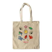 Load image into Gallery viewer, Hand-Drawn Beachy Tote Bag Design Canva Template