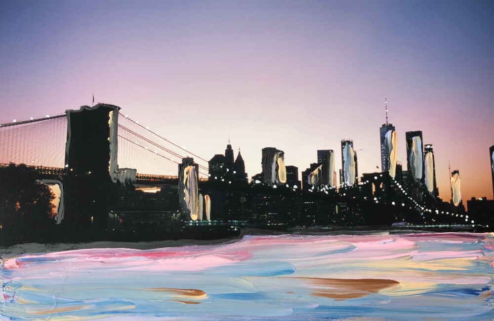 Manhattan Twilight (11'' x 17')