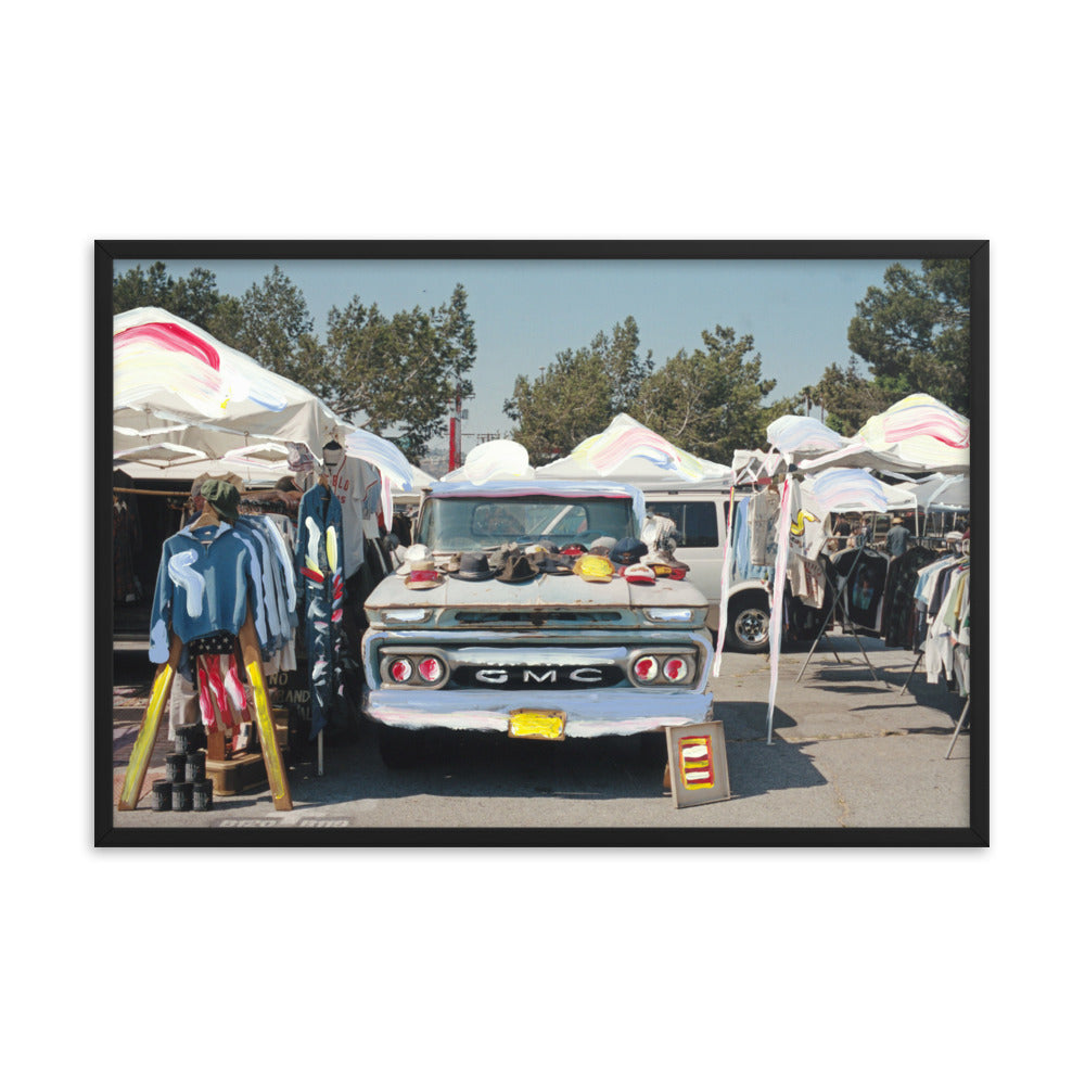 LA Flea Framed Print