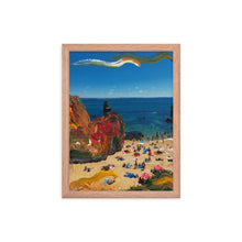 Load image into Gallery viewer, Beach Rock Framed Print
